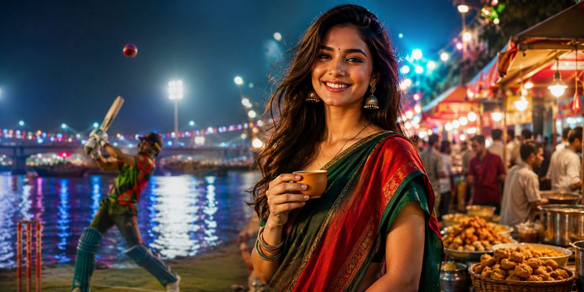 বরিশালের রাতের বাজারে ক্রিকেট বেটিং উপভোগ করছেন একজন বাংলাদেশি ব্যবহারকারী