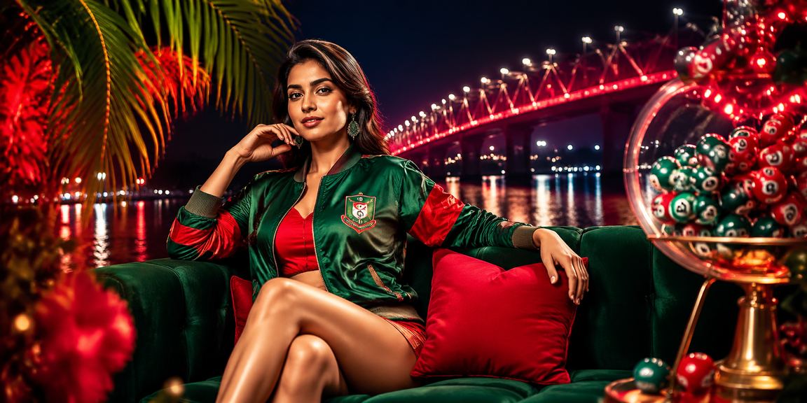 বরিশালে রাতের আলোয় লাল-সবুজ পরিবেশে ক্রিকেট বেটিং উপভোগ করছেন একজন বাংলাদেশি ব্যবহারকারী